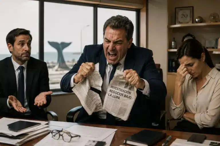 Fracaso de prensa - La obligación de mantener una buena comunicación (Foto generada por IA)